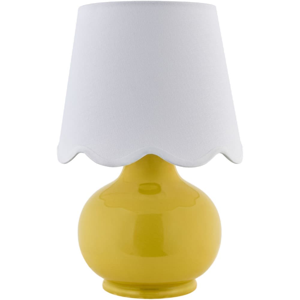 Stella Diminuta Yellow Ceramic Table Lamp by Livabliss