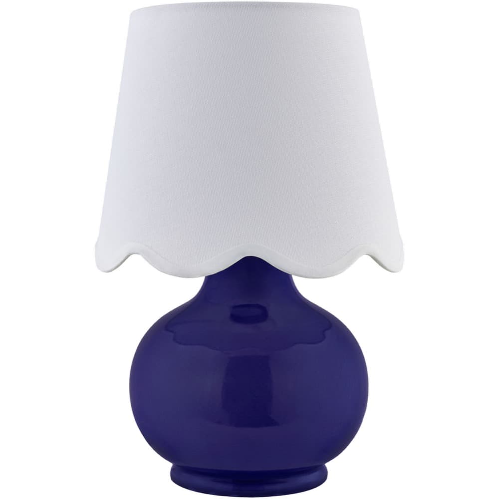 Stella Diminuta Navy Ceramic Table Lamp by Livabliss