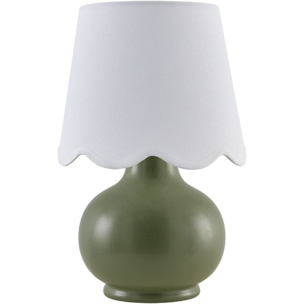 Stella Diminuta Green Ceramic Table Lamp by Livabliss
