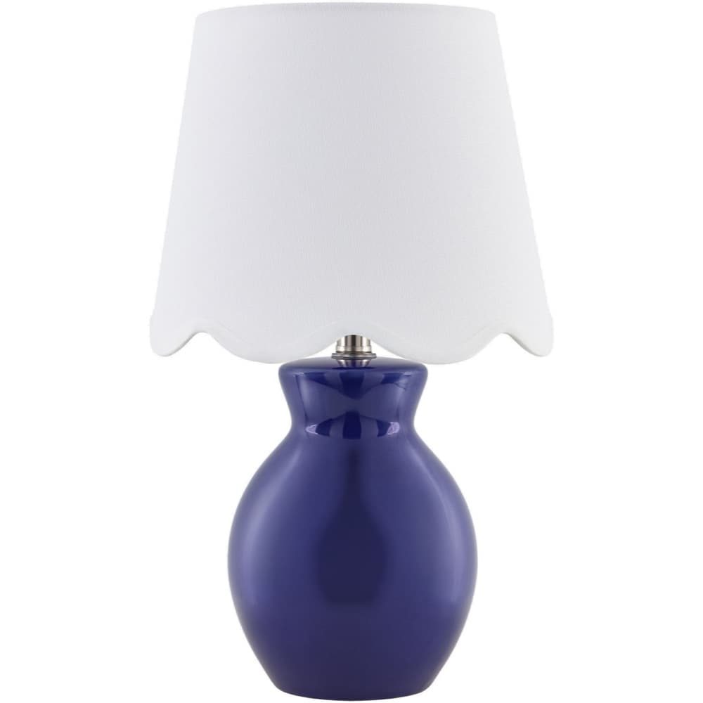 Stella Diminuta Navy Ceramic Table Lamp by Livabliss