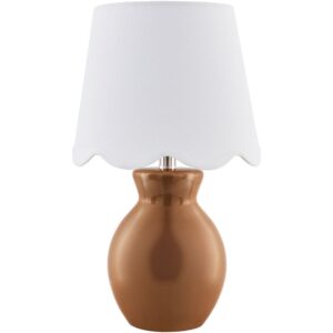 Stella Diminuta Tan Ceramic Table Lamp by Livabliss