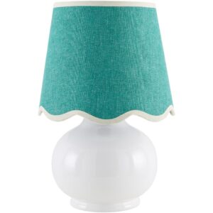 Stella Diminuta White Ceramic Table Lamp by Livabliss
