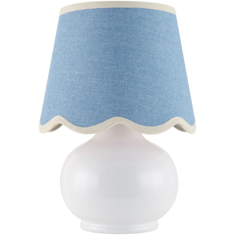 Stella Diminuta White Ceramic Table Lamp by Livabliss