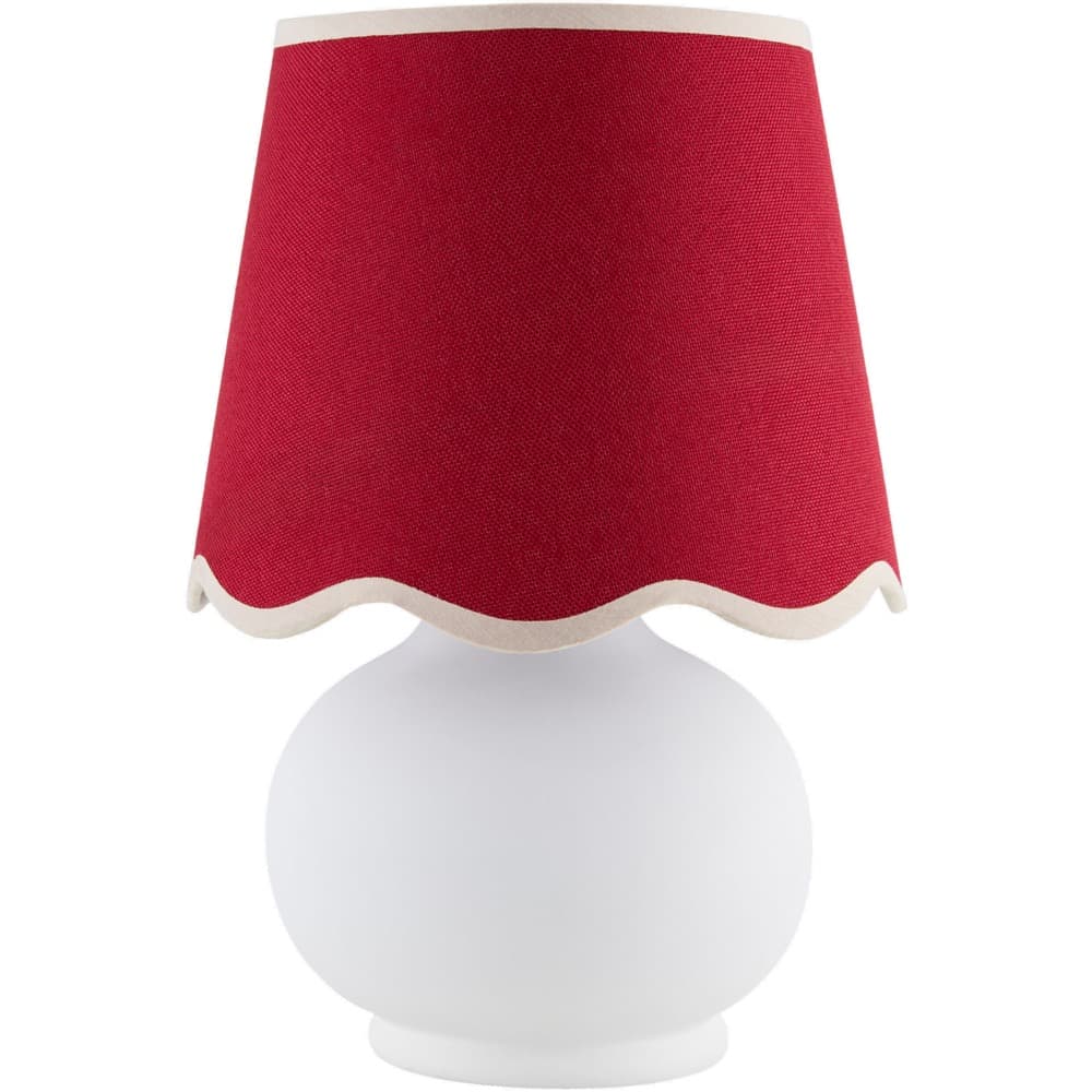 Stella Diminuta White Ceramic Table Lamp by Livabliss
