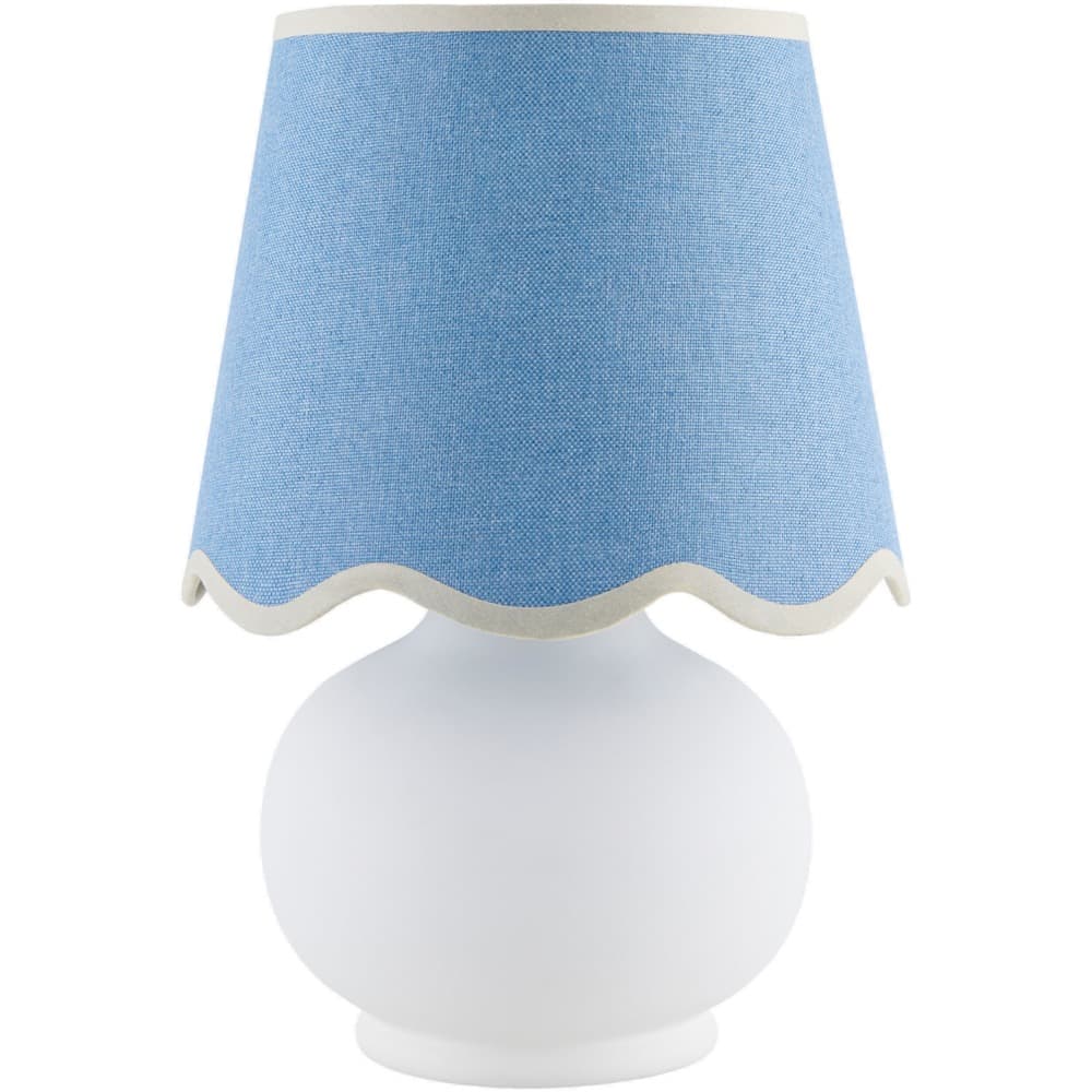 Stella Diminuta White Ceramic Table Lamp by Livabliss