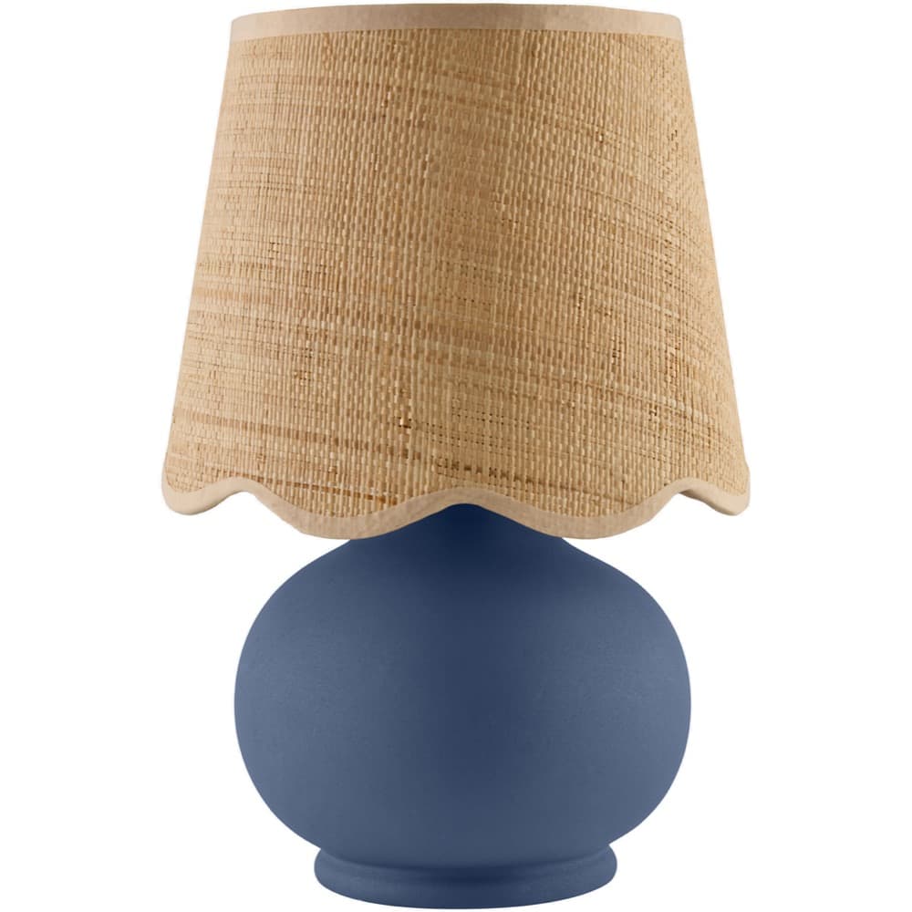 Stella Diminuta Blue Ceramic Table Lamp by Livabliss