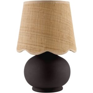 Stella Diminuta Black Ceramic Table Lamp by Livabliss