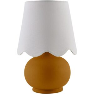 Stella Diminuta Tan Ceramic Table Lamp by Livabliss