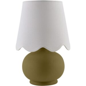 Stella Diminuta Green Ceramic Table Lamp by Livabliss