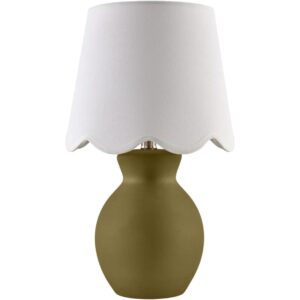 Stella Diminuta Green Ceramic Table Lamp by Livabliss