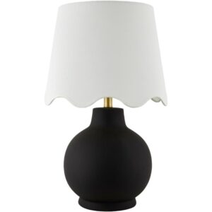 Stella Diminuta Black Ceramic Table Lamp by Livabliss