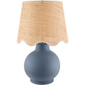 Stella Diminuta Blue Ceramic Table Lamp by Livabliss