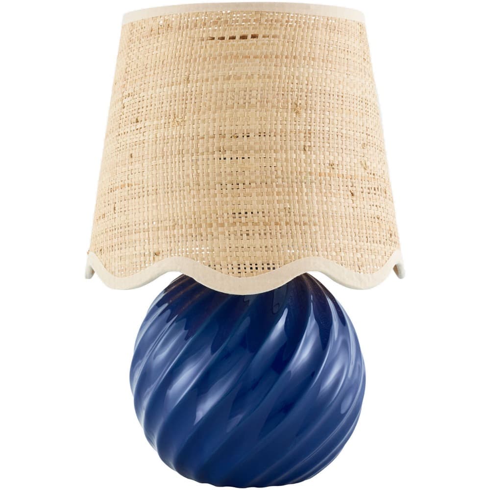 Stelvio Navy Ceramic Table Lamp by Livabliss