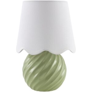 Stelvio Green Ceramic Table Lamp by Livabliss