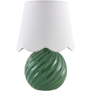 Stelvio Dark Green Ceramic Table Lamp by Livabliss