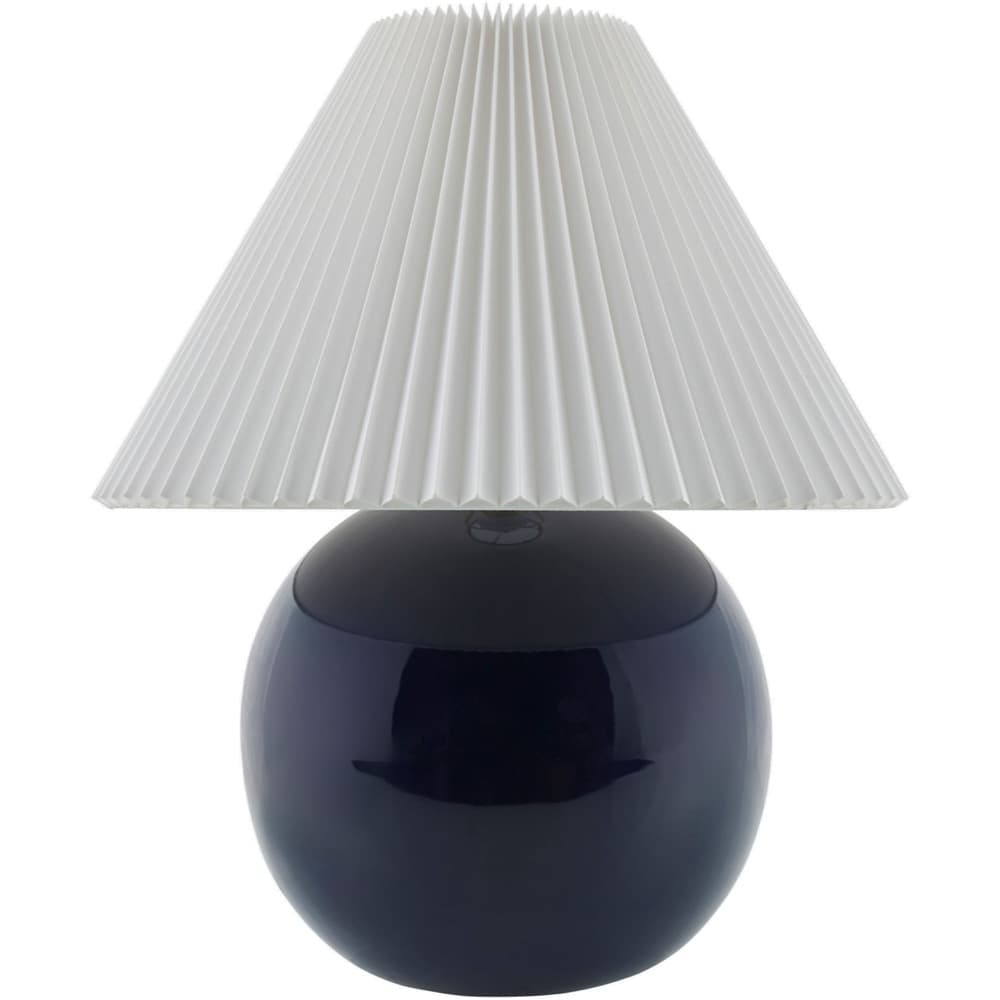 Stellar Dark Blue Ceramic Table Lamp by Livabliss