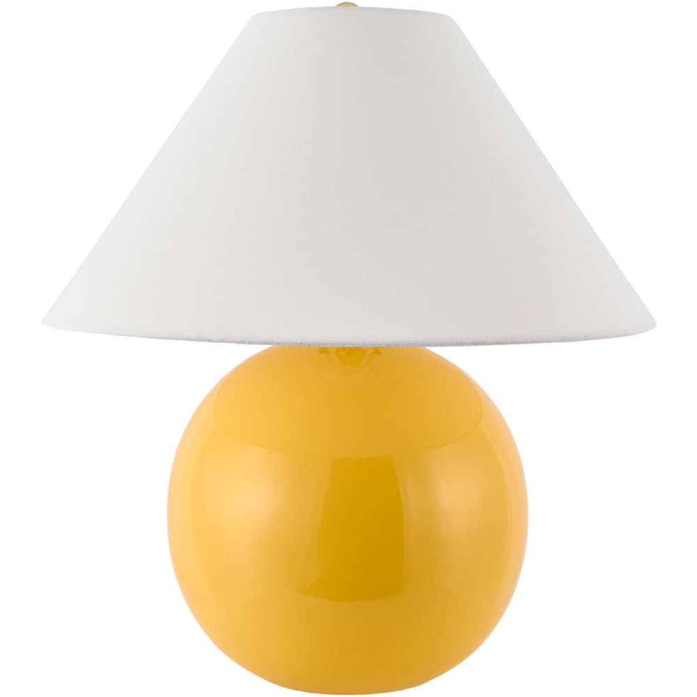Stellar Yellow Ceramic Table Lamp by Livabliss