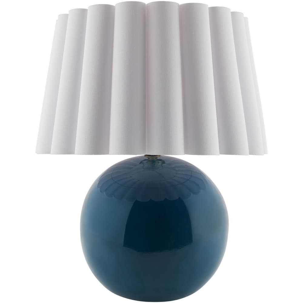Stellar Blue Ceramic Table Lamp by Livabliss