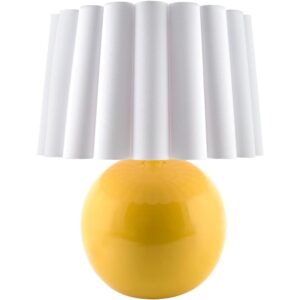 Stellar Yellow Ceramic Table Lamp by Livabliss