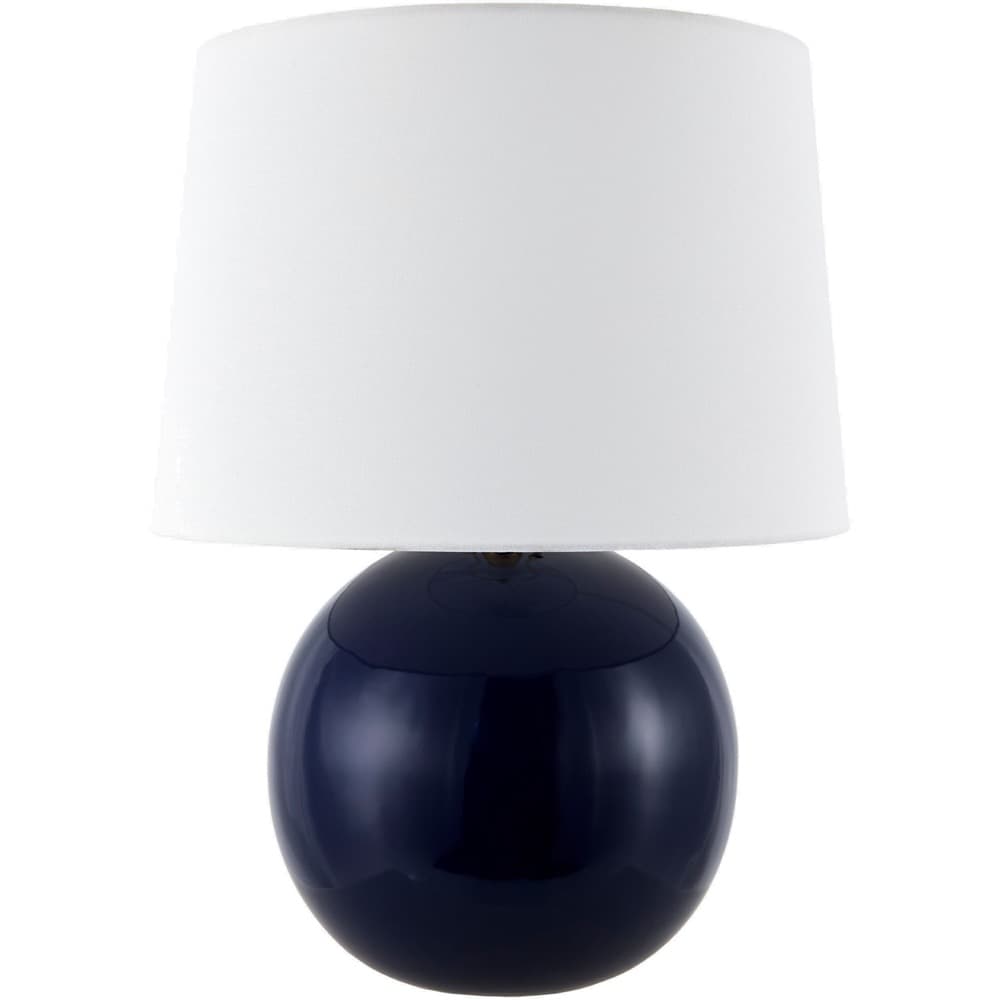 Stellar Dark Blue Ceramic Table Lamp by Livabliss