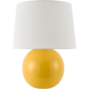 Stellar Yellow Ceramic Table Lamp by Livabliss