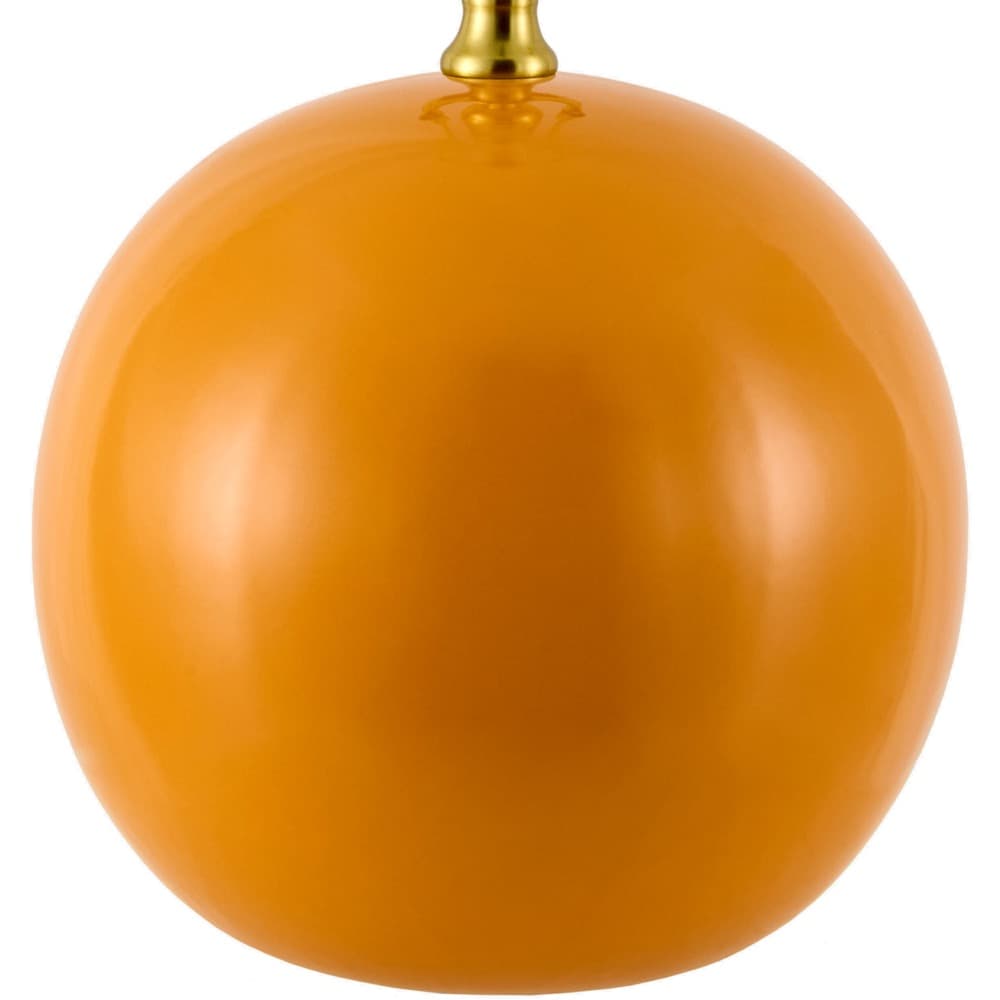 Stellar Orange Ceramic Table Lamp by Livabliss - Image 2