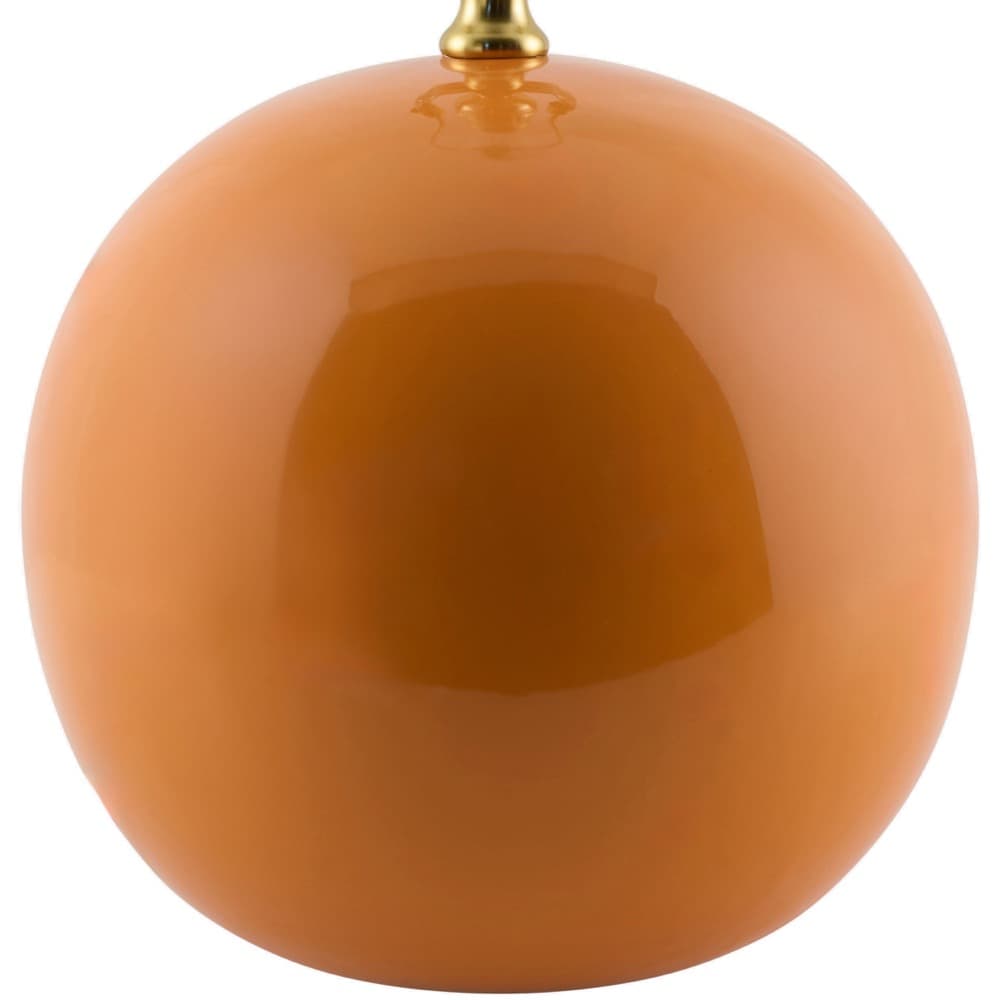 Stellar Orange Ceramic Table Lamp by Livabliss - Image 2