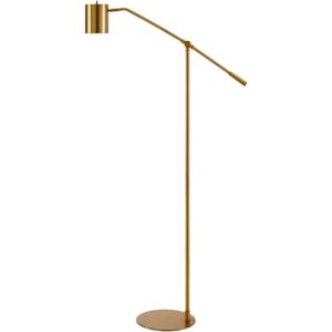 Talena Gold Iron Accent Floor Lamp by Livabliss