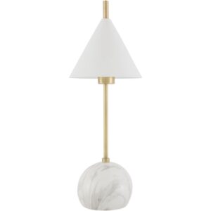 Tunja White Iron Table Lamp by Livabliss