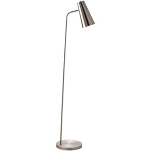 Tanner Metallic Nickel Iron Task Floor Lamp by Livabliss