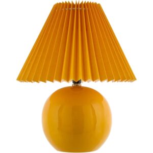 Tremel Orange Ceramic Table Lamp by Livabliss