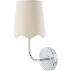 Torvi Metallic Silver Iron Wall Sconce by Livabliss