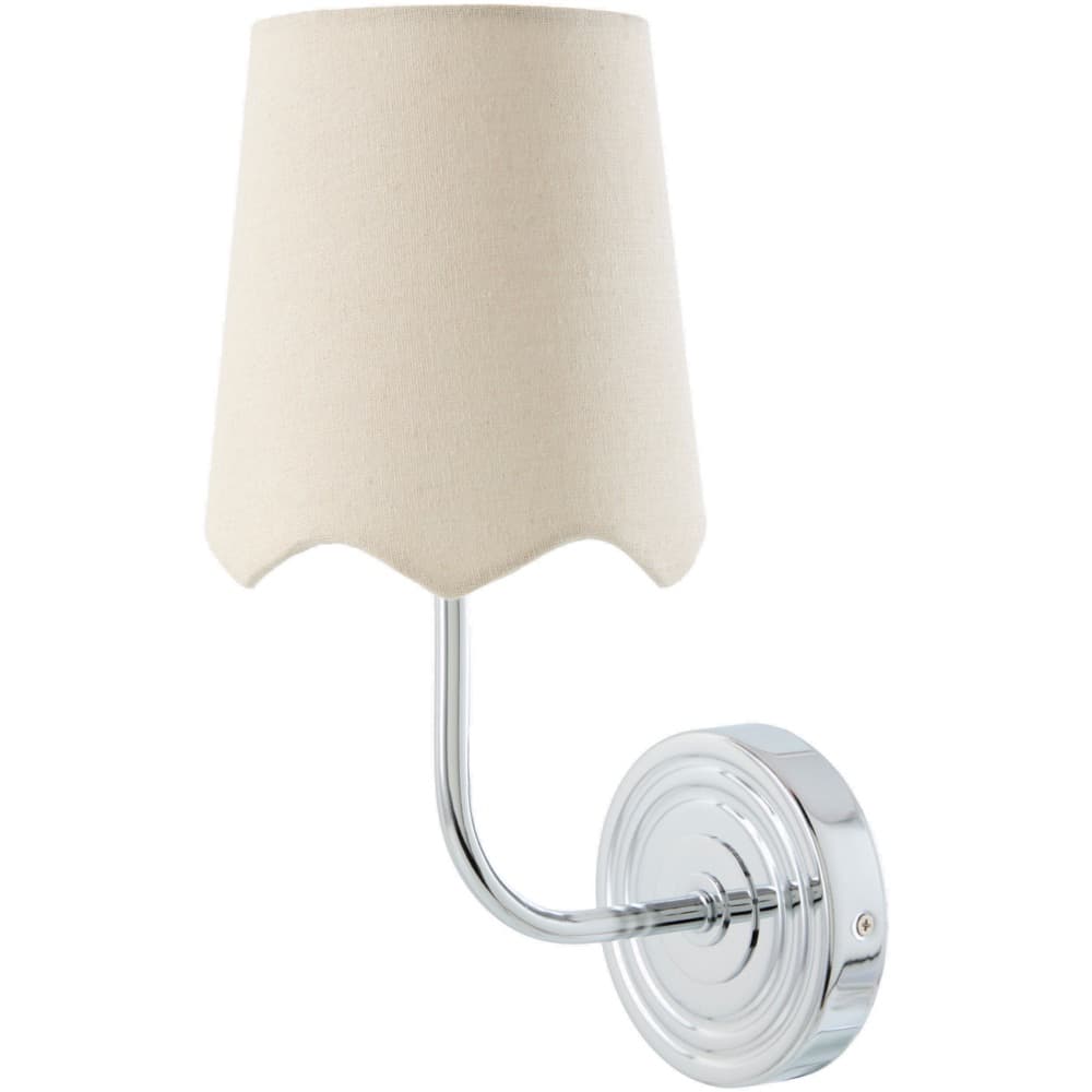 Torvi Metallic Silver Iron Wall Sconce by Livabliss
