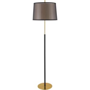 Tanza Black Iron Accent Floor Lamp by Livabliss