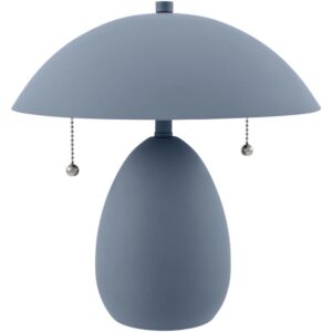 Umberis Blue Metal Table Lamp by Livabliss