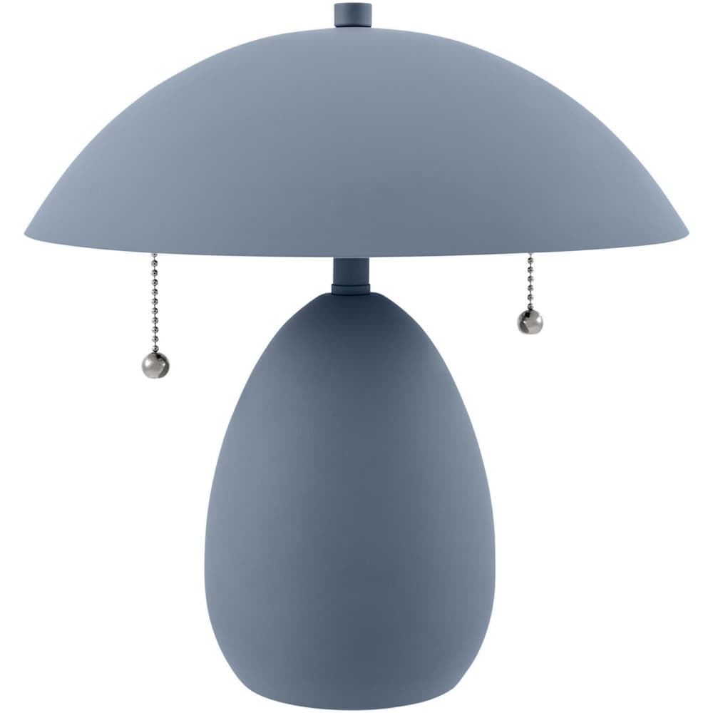 Umberis Blue Metal Table Lamp by Livabliss