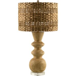 Vedruna Ivory Resin Table Lamp by Livabliss