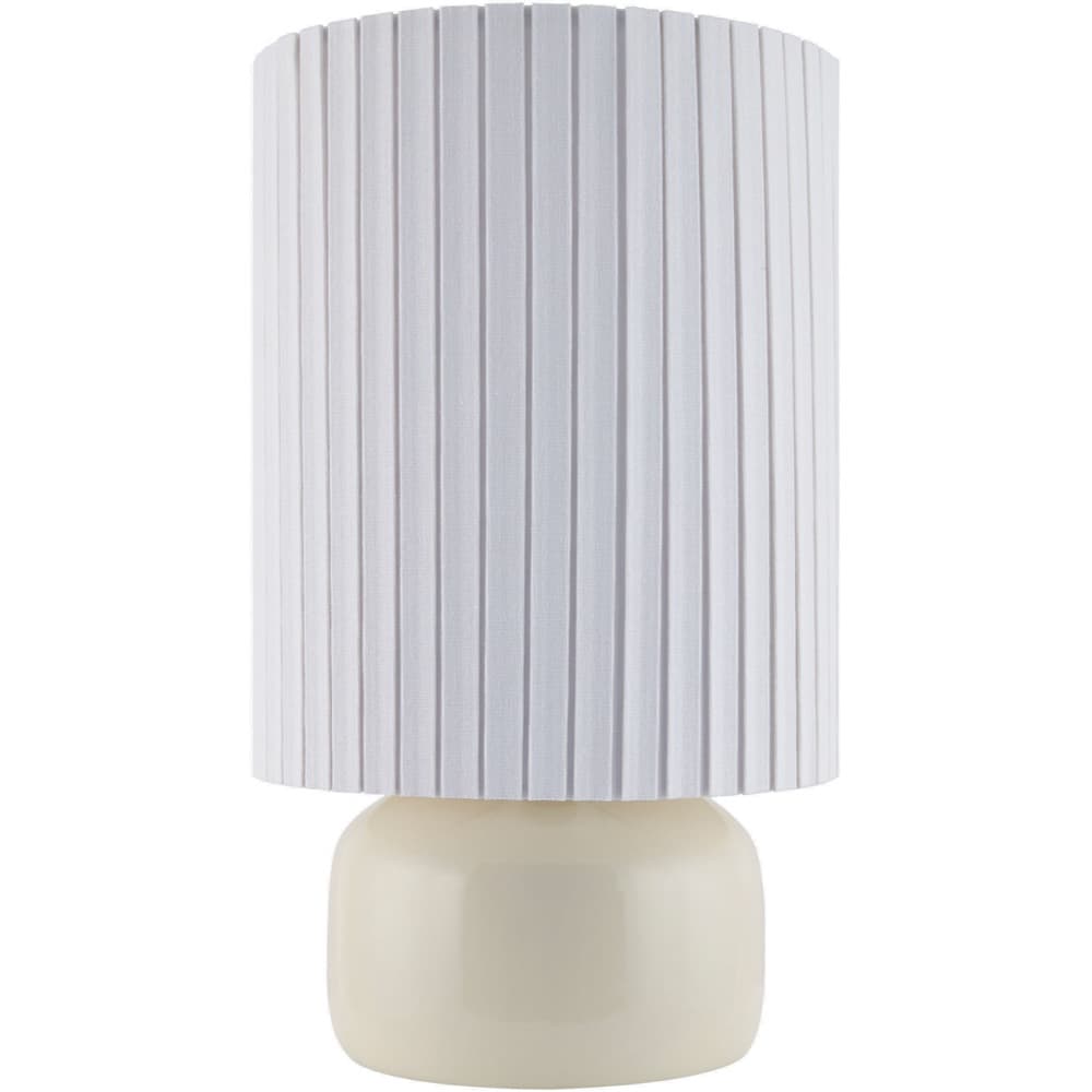 Vadso White Ceramic Table Lamp by Livabliss