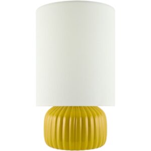 Vadso Yellow Ceramic Table Lamp by Livabliss