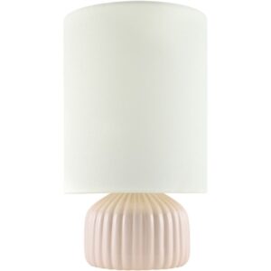 Vadso Pink Ceramic Table Lamp by Livabliss