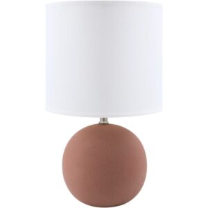 Vogel Red Ceramic Table Lamp by Livabliss