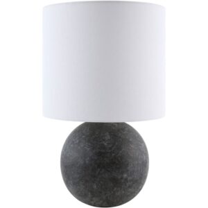 Vogel Gray Ceramic Table Lamp by Livabliss