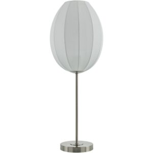 Vamo Metallic Nickel Iron Table Lamp by Livabliss