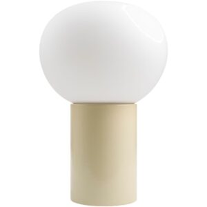Verve Beige Nickel Table Lamp by Livabliss
