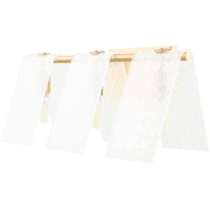 Vitracis Metallic Brass Iron Wall Sconce by Livabliss