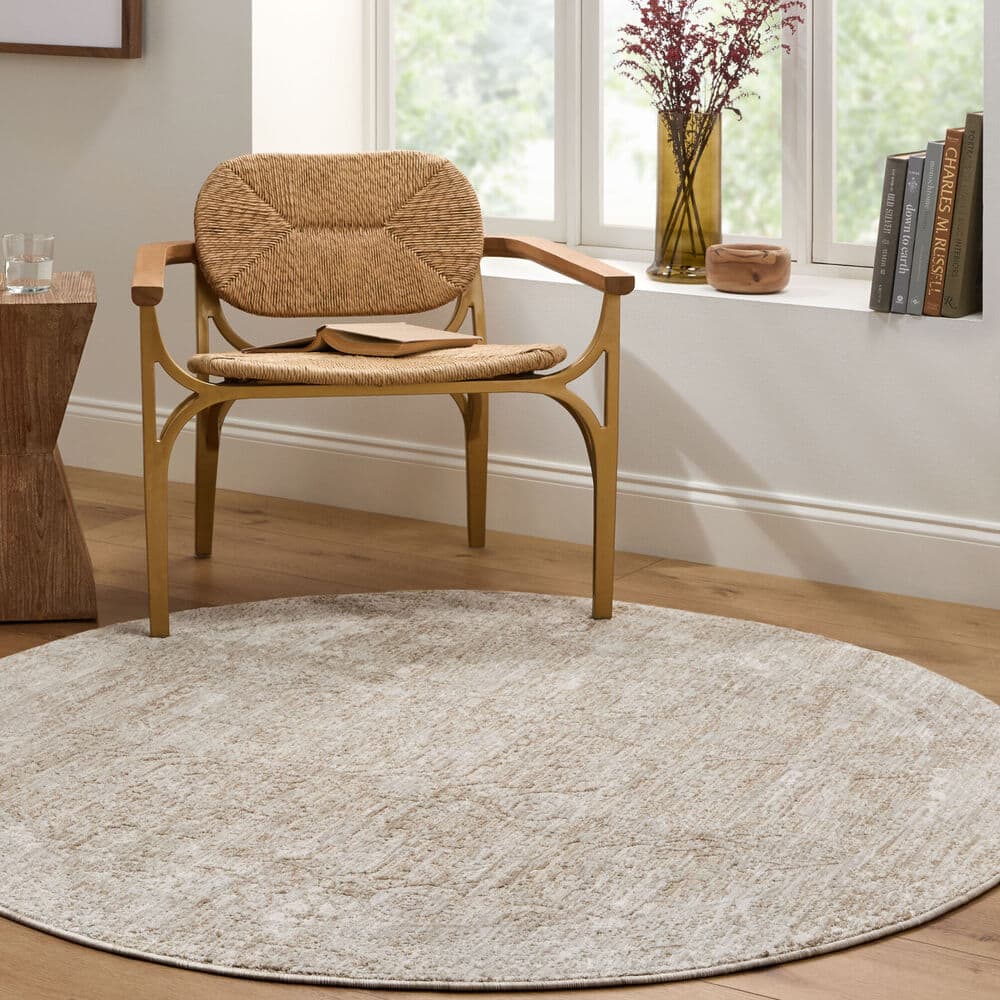 Beth Cream Machine Woven Rug by Livabliss - Image 2