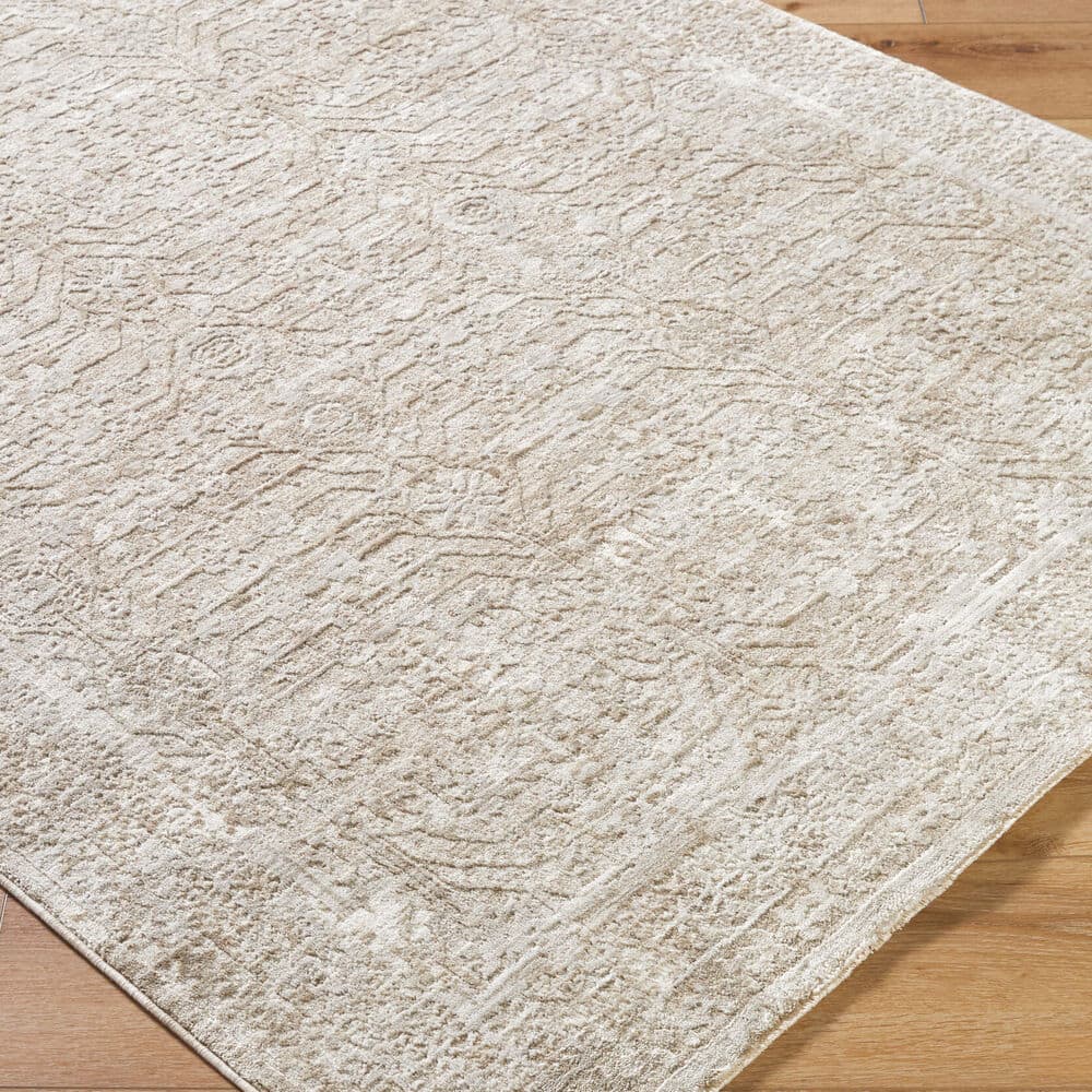 Beth Cream Machine Woven Rug by Livabliss - Image 3