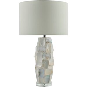 Walvis Cream Shell Table Lamp by Livabliss