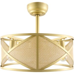 Windora Gold Iron Chandelier by Livabliss