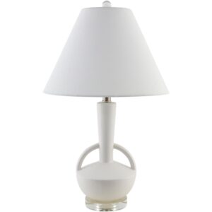 Zenbow White Ceramic Table Lamp by Livabliss